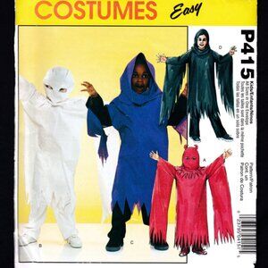 2003 McCall's Pattern Kid's Sz 3-8 #P415 costume mummy devil zombie Uncut FF